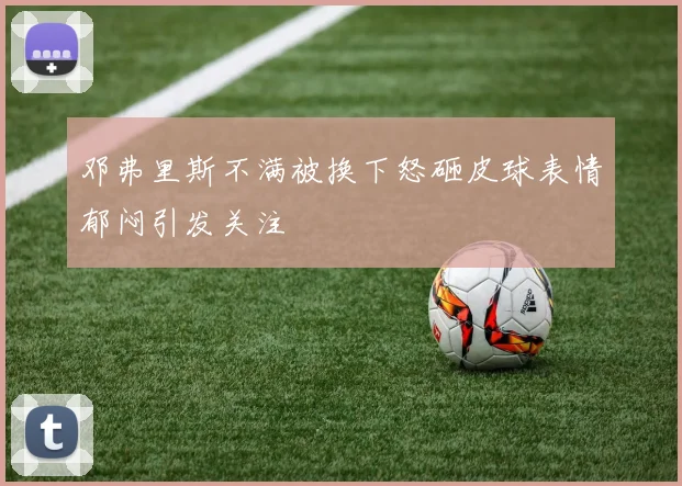 邓弗里斯不满被换下怒砸皮球表情郁闷引发关注