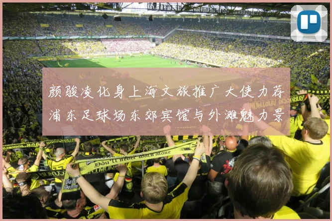 颜骏凌化身上海文旅推广大使力荐浦东足球场东郊宾馆与外滩魅力景点